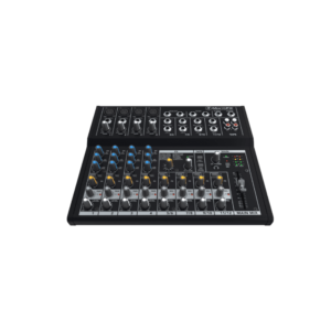 Table de mixage audio 12 voies en location en Alsace, parfaite pour événements avec plusieurs micros ou instruments.