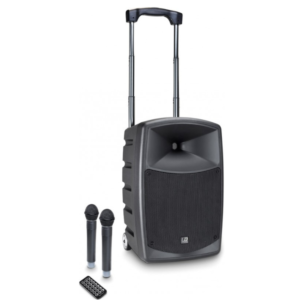 Location d'enceinte portable ROADBUDDY 10 B5 à Strasbourg et en Alsace, mobile, sur roulettes, avec micro HF et batterie rechargeable pour vos événements.