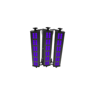 3 barres LED UV en location pour effets lumière noire lors d’événements en Alsace